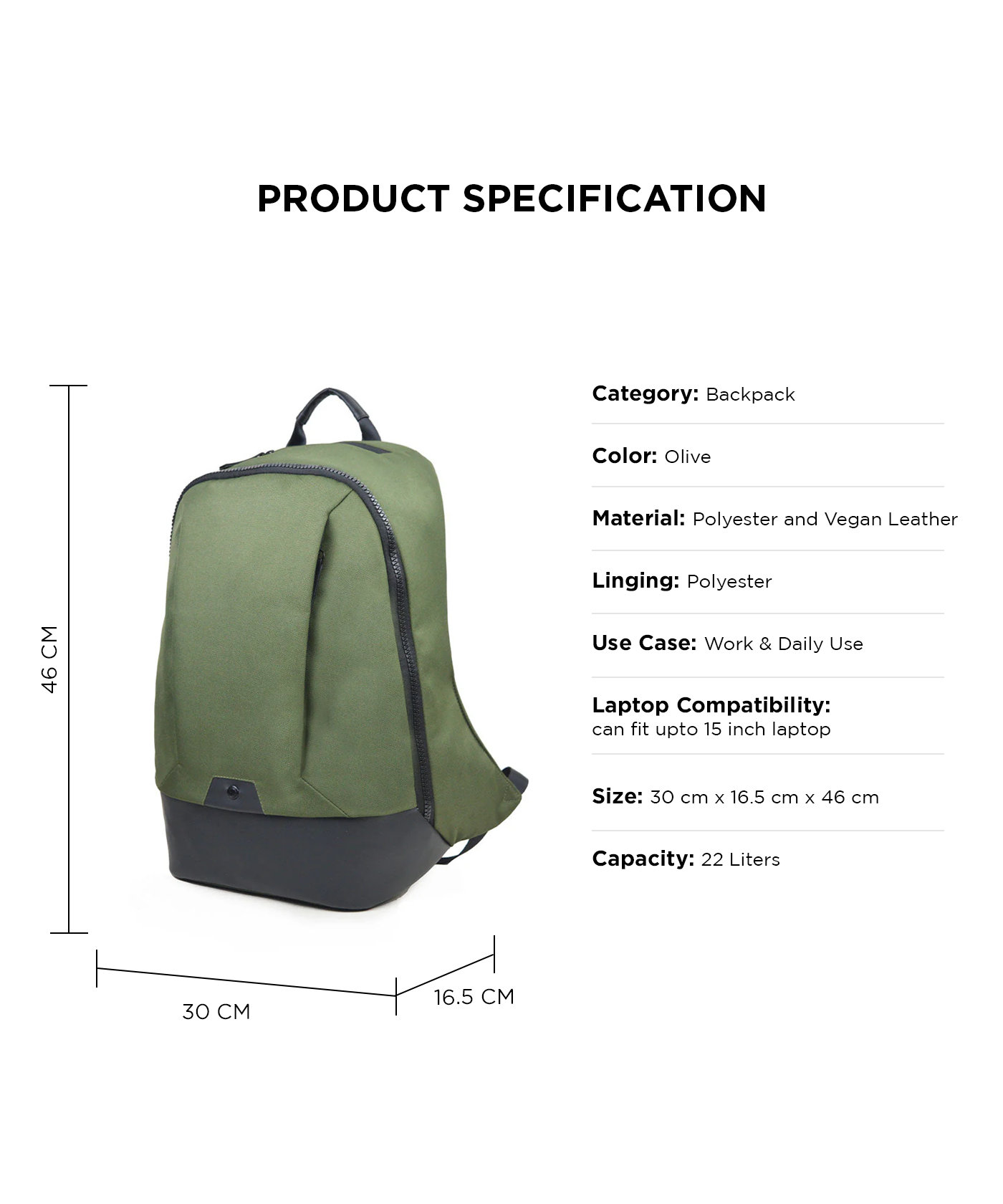 URBAN NOMAD DAYPACK | OLIVE